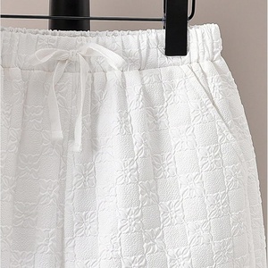 Conjunto de 2 Piezas de Verano Ecológico para Hombre RoseSeek, Ropa de Playa y Vacaciones, Texturizado, 100% Fibra de Bambú, con Pedrería, Manga Corta, con Botones - Product Image 5