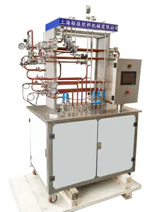Máquina esterilizadora do leite do uht do balança do laboratório com o hogenizador opcional