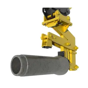 Concrete Pipe Lifter can be used for unloading pipe sections from delivery vehicles, transporting them around site