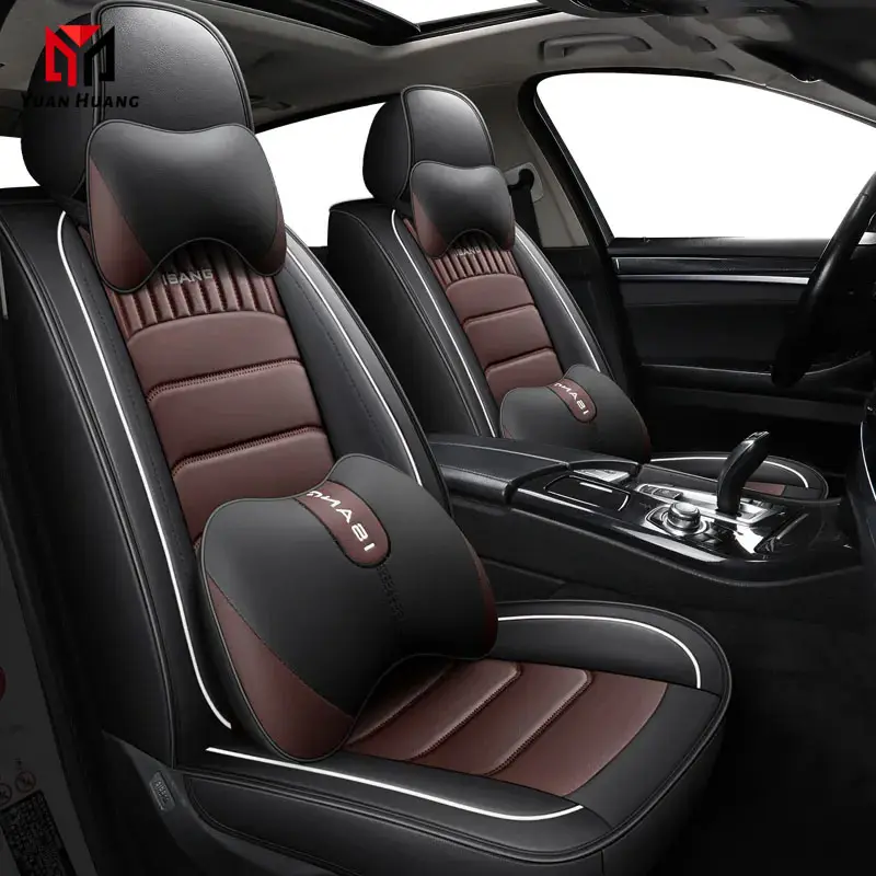 Factory Direct Sale Artificial Leather Car Seat Cushion Luxury Universal Auto PU Leather Seats Cover Leatherette Vehicle Cushion