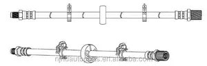 OE500327223 OEM Car Parts DOT 1/8 HL SAE J1401 Brake Hose