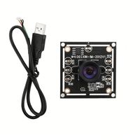 100 Derece Kamera Modülü 1MP OV9732 1280x720 USB Ücretsiz Sürücü Manuel Odaklama, WinXP/7/8/10 için 2 Metre/3 Metre Kablo ile