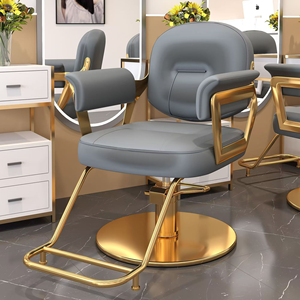 Fauteuil de Barbier Tendance pour Salon, en Cuir Ergonomique, Rotation à 360 Degrés, Design Moderne et Simple, Usage Commercial, Réglable en Hauteur - Product Image 5