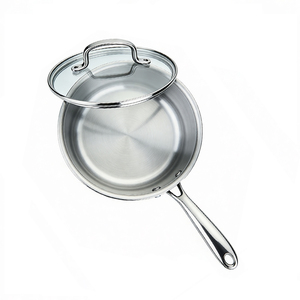Juego de 10 Piezas de Utensilios de Cocina de Acero Inoxidable de 3 Capas, Exterior Pulido, Ollas y Sartenes Aptas para Lavavajillas, Horno y Todo Tipo de Estufas, para Cocina Casera - Product Image 5