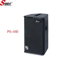 Haut-parleur passif en bois de 10 pouces, 2.0CH, avec écran LCD, pour scène professionnelle, bar, usage commercial et domestique, non Hi-Fi