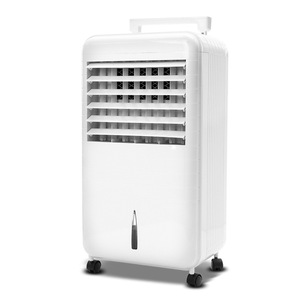 Enfriador de Aire Portátil con Cristales de Hielo, Ventilador Eléctrico para el Hogar y la Oficina, Modelo Blanco BL 203DLR - Product Image 1