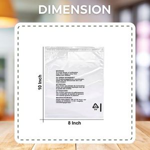 Clear Plastic Garment <b>Bags</b> <b>Polypropylene</b> for Shirt Packaging Display Warning Plastic Garment <b>Bags</b> - Product Image 2