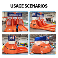 Château gonflable de qualité commerciale en PVC, installation facile, AirFunPro, capacité maximale 10 personnes, taille personnalisée, événements en plein air