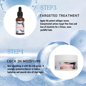 Ensemble de soins de la peau au collagène premium - Kit facial anti-âge avec sérum raffermissant, crème hydratante pour réduire les rides et repulper la peau - Product Image 5