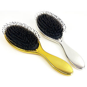 หวีแปรงขนหมูป่าผสมไนลอนสำหรับผู้ใหญ่ด้ามพลาสติกมันวาวแบบจีน - Product Image 3