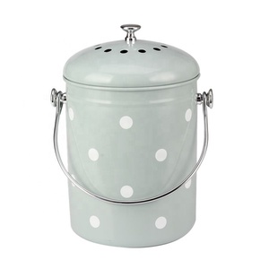 Customizable Kitchen Compost <b>Bin</b> Counter Indoor Compost <b>Bin</b> with <b>Lid</b> Waste Composter <b>Bin</b> - Product Image 5