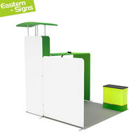 Stands d'exposition modulaires portables en tissu de type taie d'oreiller en aluminium 10x10, conception modulaire