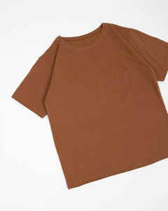 Camiseta Lisa bordada de gran tamaño con estampado de algodón 100% de 230gsm de peso pesado de alta calidad, camiseta personalizada de talla grande - Product Image 5