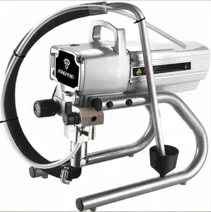 RONGPENG R450 Profissional Fluxo Elétrico inteligente Airless Pintura Pulverizador de Alta Pressão Airless Bomba com Pistola de Pulverização