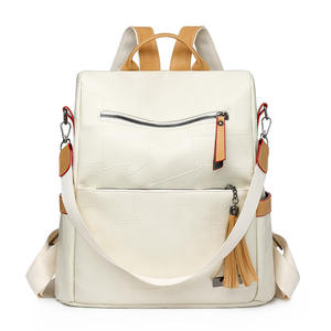 2024 rétro dames sac à dos haut de gamme Texture grande capacité léger pour les voyages de loisirs polyvalence à la mode - Product Image 4