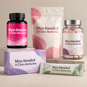 Cápsulas de Mioinositol, D-Chiroinositol y Berberina, 90 Unidades, Suplemento para la Salud, Apoyo al Equilibrio Femenino, Fórmula Personalizada, OEM, ODM - Product Image 5