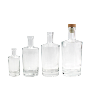 Botella <span class=keywords><strong>de</strong></span> copa <span class=keywords><strong>de</strong></span> <span class=keywords><strong>vino</strong></span> y Vodka <span class=keywords><strong>de</strong></span> alta calidad, 100ml, 375ml, 500ml, 750ml, con tapón, botella <span class=keywords><strong>de</strong></span> hombro plano - Product Image 3