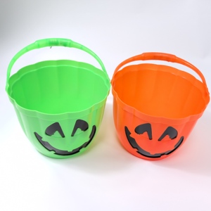 Cubo de Calabaza Luminoso para Halloween, Cubo de Calabaza Naranja, Decoración Traviesa, Adorno, Regalo para Niños para la Fiesta de Halloween - Product Image 1