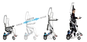 Height-adjustable Electric <strong>Gait</strong> Rehabilitation <strong>Walker</strong> Stroke Aluminium Lightweight Standing Walking Assisted Equipment - Product Image 5