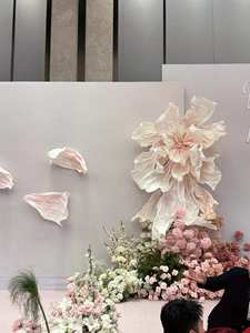 Sculpture d'art en <span class=keywords><strong>papier</strong></span> géante personnalisée, installation suspendue, décoration de plafond de luxe pour mariage, événement, hôtel, centre commercial - Product Image 5