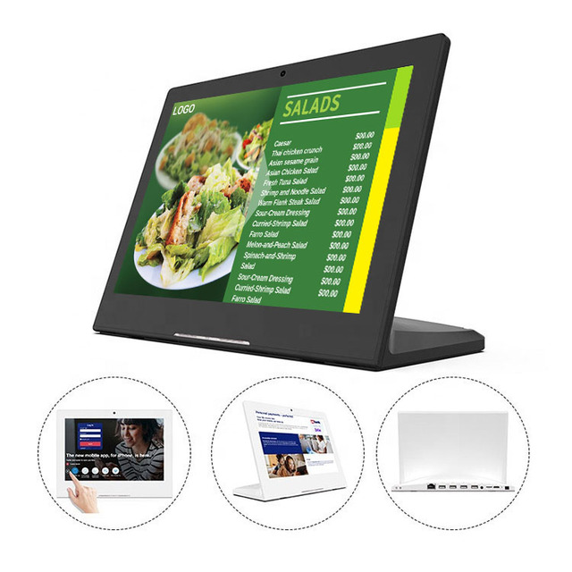 Touch Screen 10.1" Inch NFC Tablet PC Android POS Restaurant Ordering Kiosk Tablet L Shape Tablets