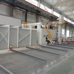 Effiziente kontinuierliche Trocknungs linie Korrosionsschutz-Strahl maschine für Marine-Trocken docks - Product Image 6