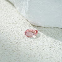 Lab Grown Gem stones rosa Saphir Birne Cut Mix Größe Sunrise Farbe 2x3mm 4x6mm 6x8mm Beliebte Größe Riesige Lager Hellrosa Farbe