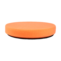 Tampon de polissage en mousse orange de 5 pouces, éponge moyenne pour polissage modéré, pour carrosserie automobile