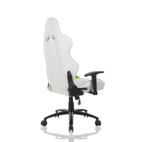 Chaise de jeu verte en similicuir de qualité supérieure, propre et bref, chaise de jeu de haute qualité avec cadre en métal