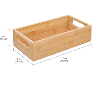 Organisateur de garde-manger en bois Boîtes de <span class=keywords><strong>rangement</strong></span> et caisses pour un stockage et une organisation efficaces - Product Image 2