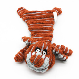 Wholesale Kinghon Brand <b>Cute</b> Durable Plush Pet <b>Doll</b> Squeaky Puppy Interactive Toys Corduroy Lying-Down Pig Dog Bear Chew Toys - Product Image 4