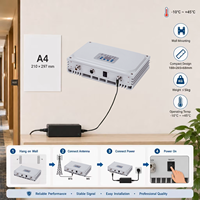 Ripetitore Digitale Pico 900MHz con Guadagno 75dB e Potenza 20dBm, Larghezza di Banda Regolabile, Amplificatore di Segnale Intelligente NMS GSM UMTS LTE per Interni