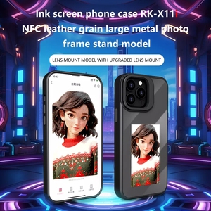 หน้าจอ E Ink อัจฉริยะ DIY สำหรับเคสโทรศัพท์ <span class=keywords><strong>iPhone</strong></span> 16 พร้อมที่ยึด NFC ฉายภาพ และขาตั้ง - Product Image 4