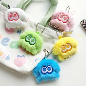 Poulpe mignon peluche poupée inverse jouet breloque porte-clés Kawaii moelleux peluche pendentif cartable décoration beau cadeau - Product Image 2