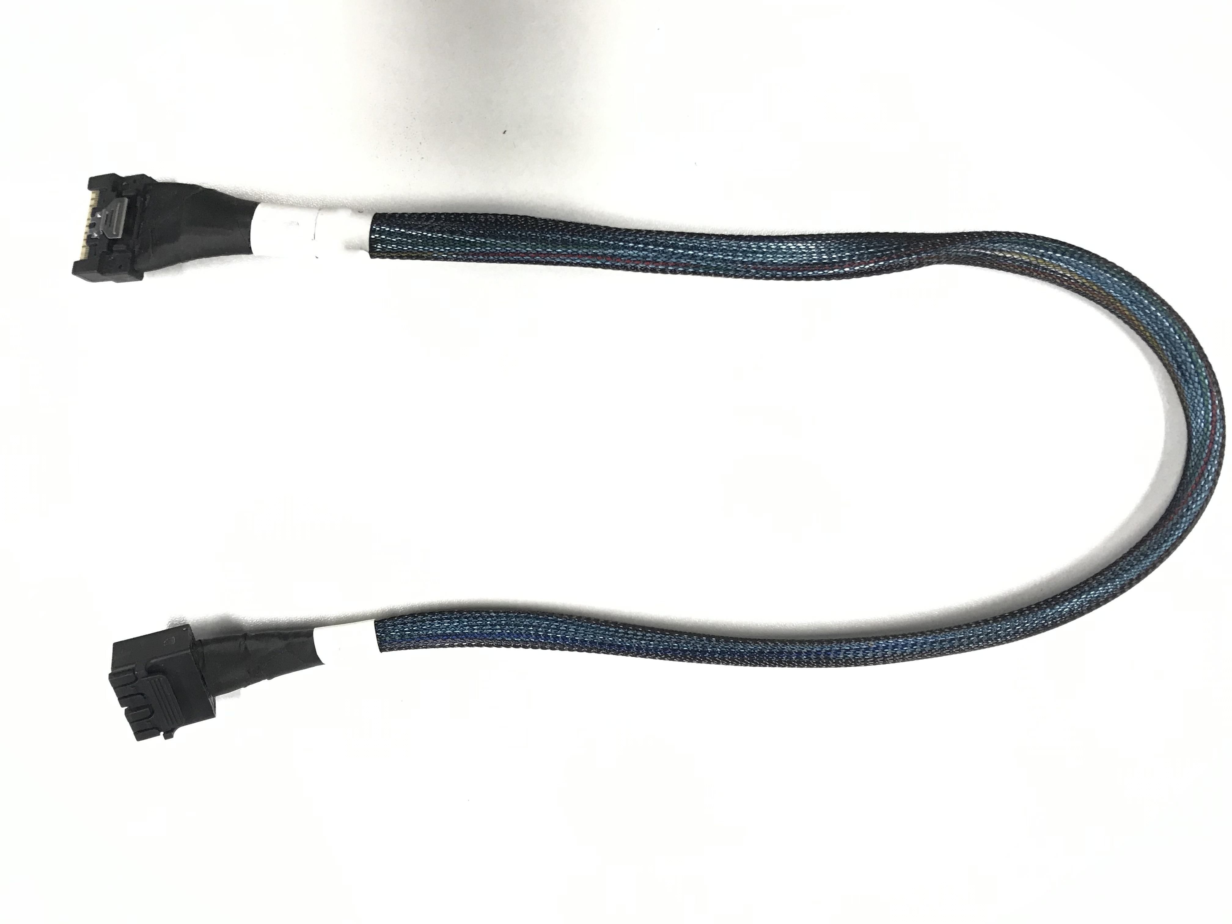 HONPNK 0.57M SlimSAS 8i SFF-8654 to Mini SAS SFF-8643 Cable Server Hard Disk Data Cable