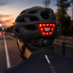 Casque de vélo certifié CE EN1078 avec lumière <span class=keywords><strong>blanche</strong></span> avant <span class=keywords><strong>et</strong></span> lumière de sécurité rouge arrière pour hommes <span class=keywords><strong>et</strong></span> femmes - Product Image 3