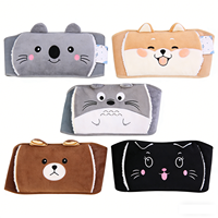 Bouillotte portable 3-en-1 avec ceinture en tissu imprimé et housse en peluche – Chauffe-mains et ceinture chauffante – Offre spéciale
