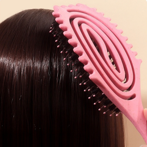 Cepillo de peinado de alta calidad Cepillo de <span class=keywords><strong>pelo</strong></span> de cerdas de jabalí Dientes Mejor cuidado del cabello Cepillo de <span class=keywords><strong>pelo</strong></span> de ventilación profesional - Product Image 3