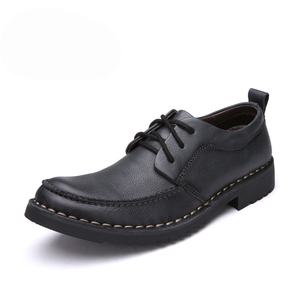 รองเท้าอ็อกซ์ฟอร์ดลำลองทรงธุรกิจสำหรับผู้ชาย รุ่นใหม่ ฤดูใบไม้ร่วง หนังแท้ ระบายอากาศ กันน้ำ กันลื่น หัวกลม - Product Image 3
