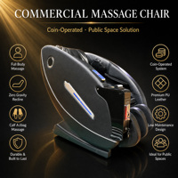 Sillón de Masaje 8D Operado con Monedas, con Sistema de Pago con Billetes, Gravedad Cero, Reclinable Shiatsu de Cuerpo Completo para Centros Comerciales y Aeropuertos