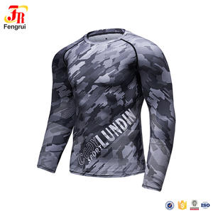 Logo personnalisé Rashguard Jiu Jitsu MMA T-<span class=keywords><strong>shirt</strong></span> Mma Compression Vêtements <span class=keywords><strong>Muay</strong></span> <span class=keywords><strong>Thai</strong></span> Kickboxing Chemise Homme Bjj GI Rash Guard Tees - Product Image 4