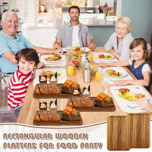 ถาดเสิร์ฟไม้ทำมือขนาดเล็กทันสมัยจากจีนสำหรับร้านอาหารและงานเลี้ยง - Product Image 4