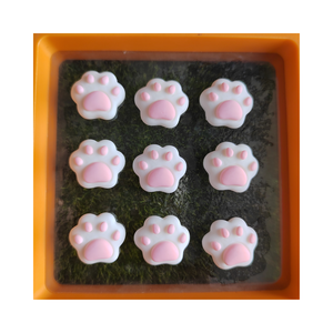 100pcs Simpatico Orso Zampa Posteriore Piana Della Resina Cabochon Kawaii Flatback Resine di Caratteri Cabochons per Archi Dei Capelli Parti Deco - Product Image 5