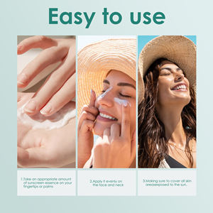 High Quality 100% Natural Korean Private Label Custom Logo <strong>Moisturising</strong> Cooling Sunscreen Serum <strong>Spf</strong> <strong>50</strong> - Product Image 5