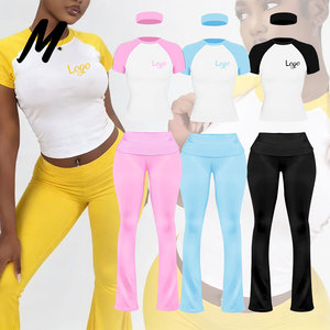 Conjunto de Camiseta y Pantalones Cortos de Verano para Mujer, Diseño Personalizado con Logotipo, Estampado de Leopardo, Ajuste Ajustado, Manga Corta, Transpirable, Spandex/Algodón OEM - Product Image 5