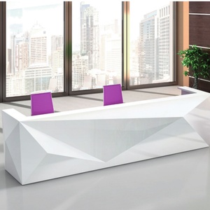 Modern Design Luxury Office Reception Desk Commercial Reception Counter Front Desk for Beauty Salon - Product Image 1