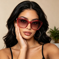 Luxuriöse Damen Cat-Eye Acetat-Sonnenbrille Maßgefertigte Unisex High-End Trendige Sommer UV400 Sonnenschutz für Outdoor Straße Urlaub