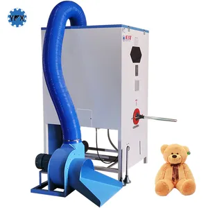 Mesin pengisi mainan beruang teddy baru yang dipasok pabrik mesin pengisi serat poliester bantal baru