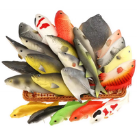 Poisson de décoration artificiel de 30 cm, perche réaliste, faux poisson pour la maison, Noël, Halloween, festival