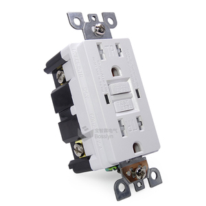 Doreen — <span class=keywords><strong>Plug</strong></span> électrique 125 v, récepteur, indicateur de 15 Amp, sortie GFCI, prise avec plaque murale lumineuse LED et vis inclus - Product Image 5